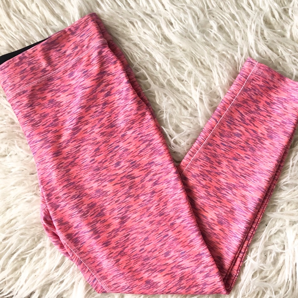 Heathered Pink Workout Leggings